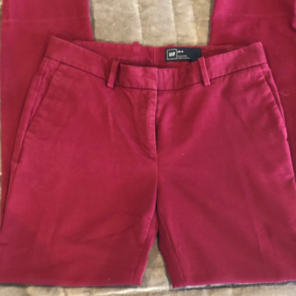 Gap slim cropped pants